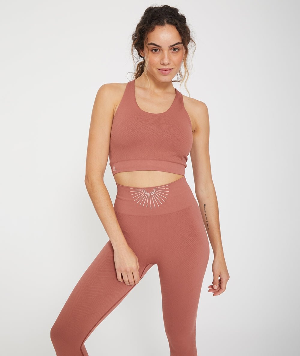 CHIME - Brassière dos nageur - Rose Foncé - Yoga Searcher