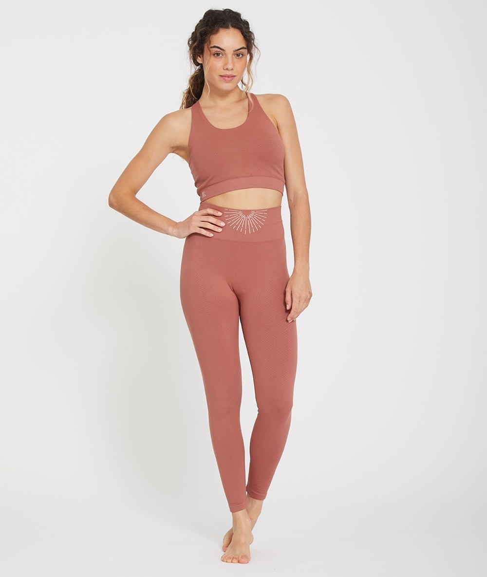 KEISHO - Legging en matières recyclées - Rose Foncé - Yoga Searcher