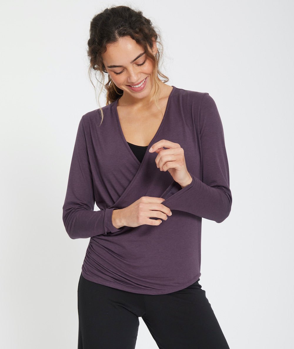 NATANA - T-shirt cache cœur - Topaze - Yoga Searcher