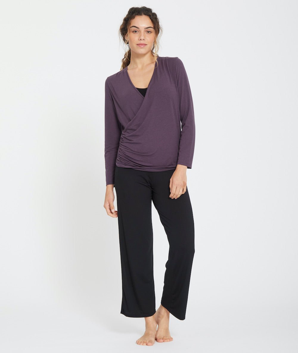 NATANA - T-shirt cache cœur - Topaze - Yoga Searcher