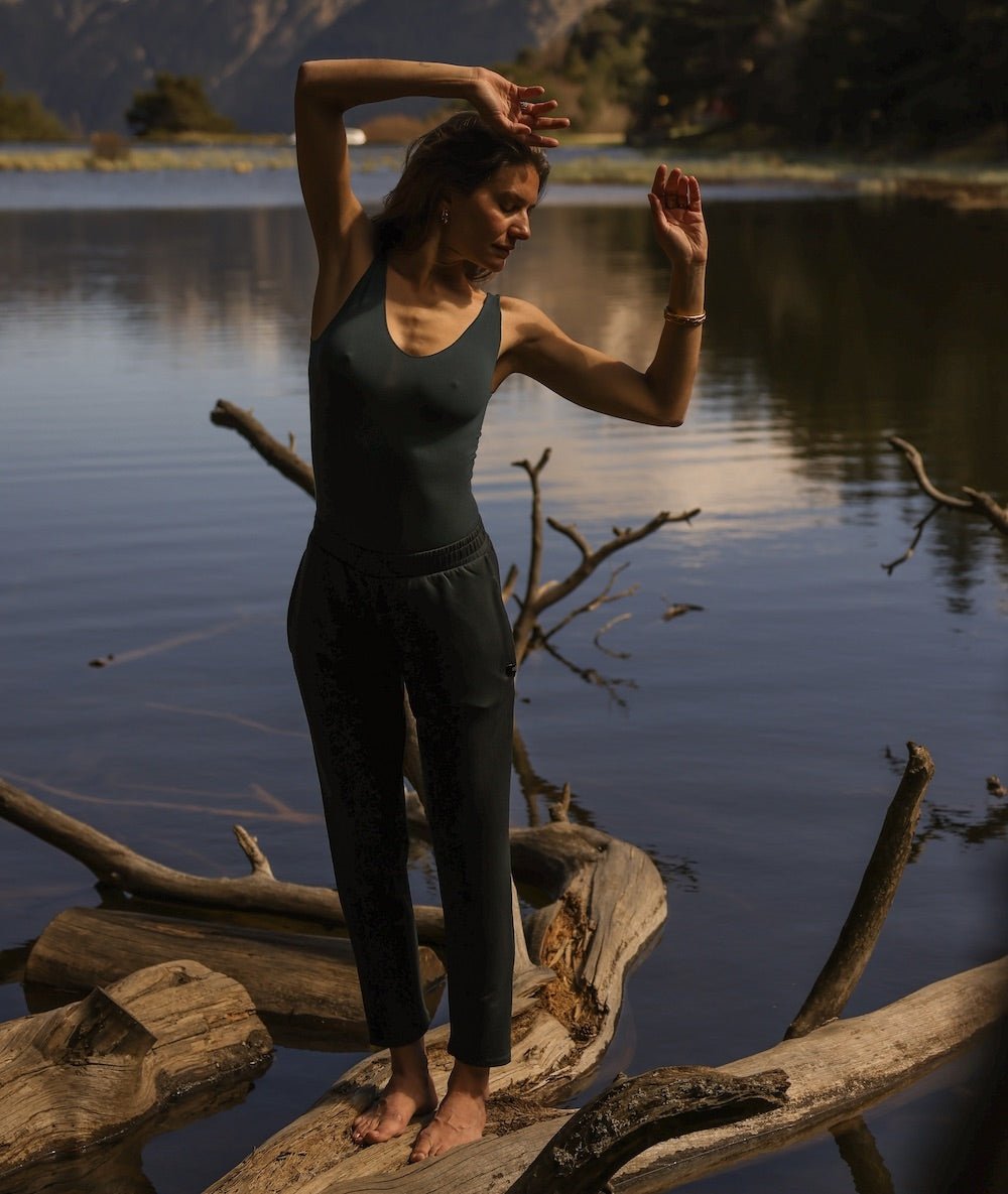 SIMHA - Jogging souple en lyocell - Forest - Yoga Searcher