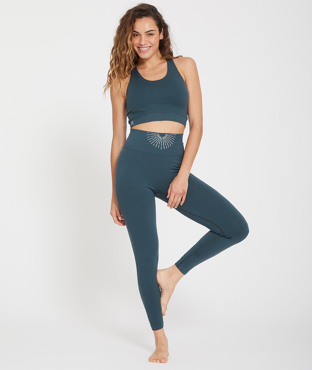 KEISHO - Legging en matières recyclées - Forest - Yoga Searcher