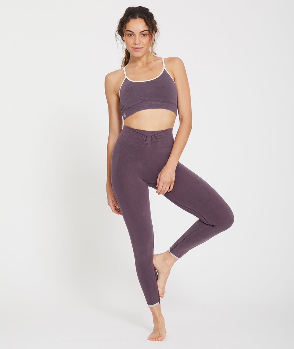 CHENDA - Legging en lyocell - Topaze - Yoga Searcher