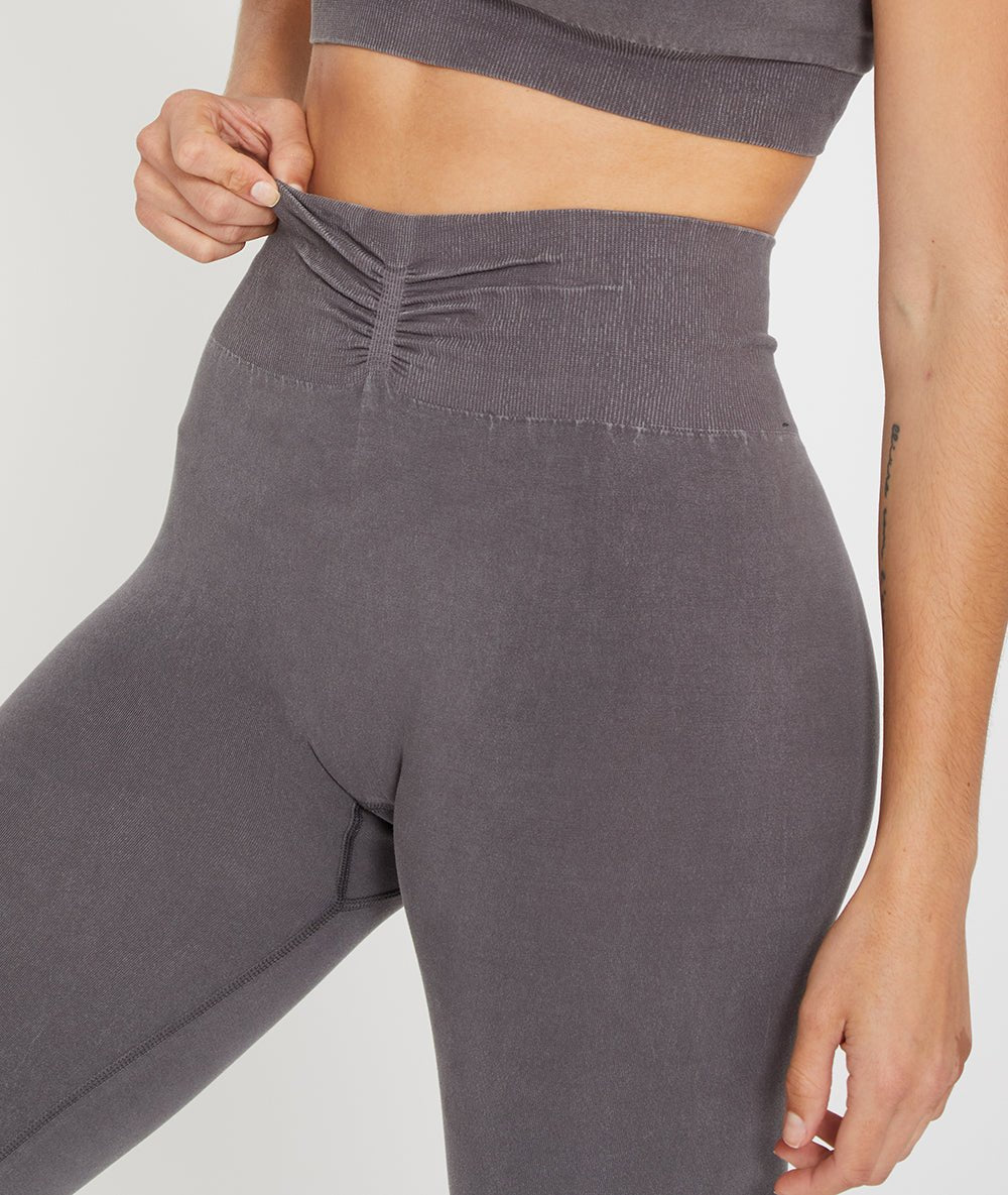 CHENDA - Legging en lyocell - Gris - Yoga Searcher