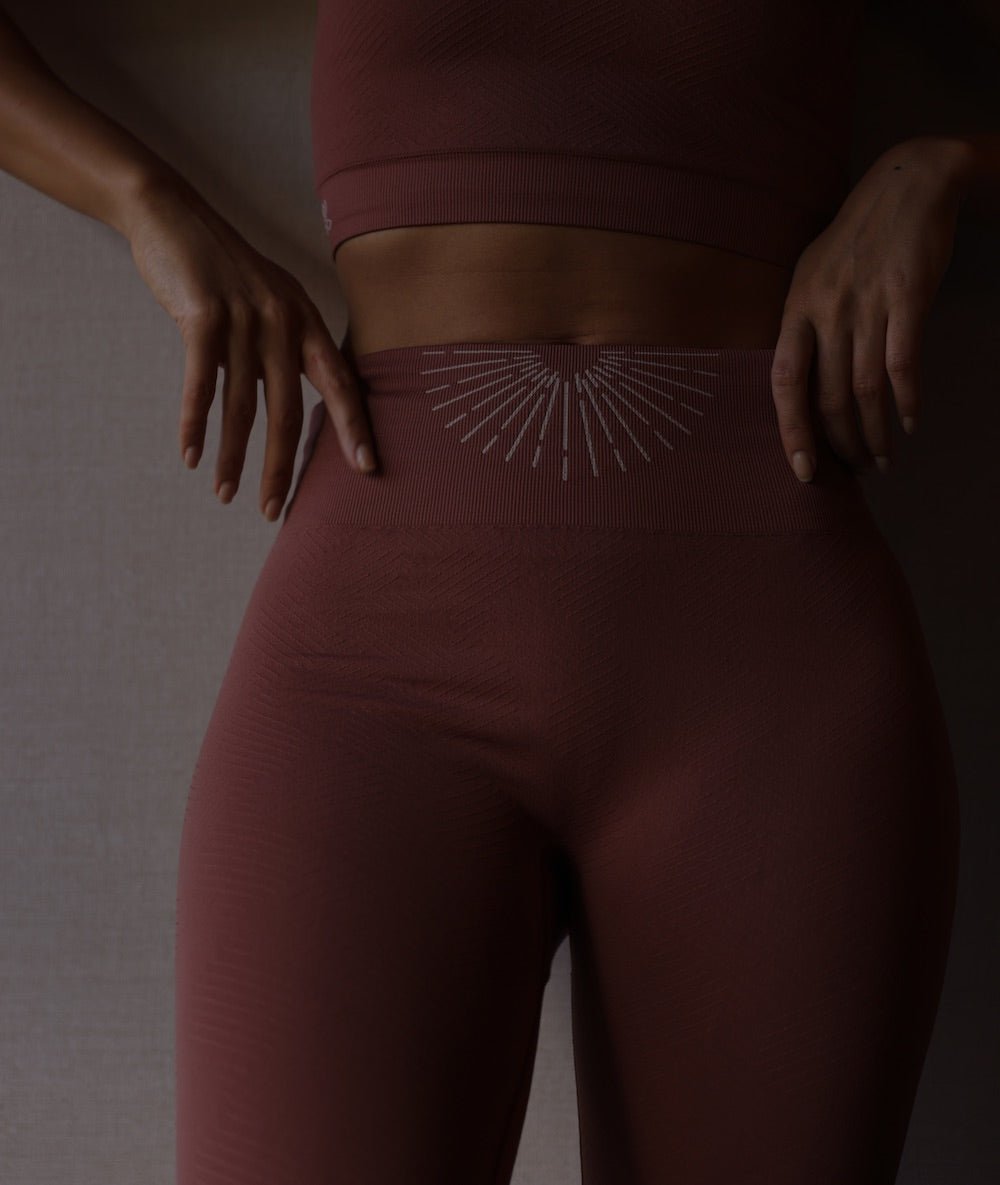 KEISHO - Legging en matières recyclées - Rose Foncé - Yoga Searcher