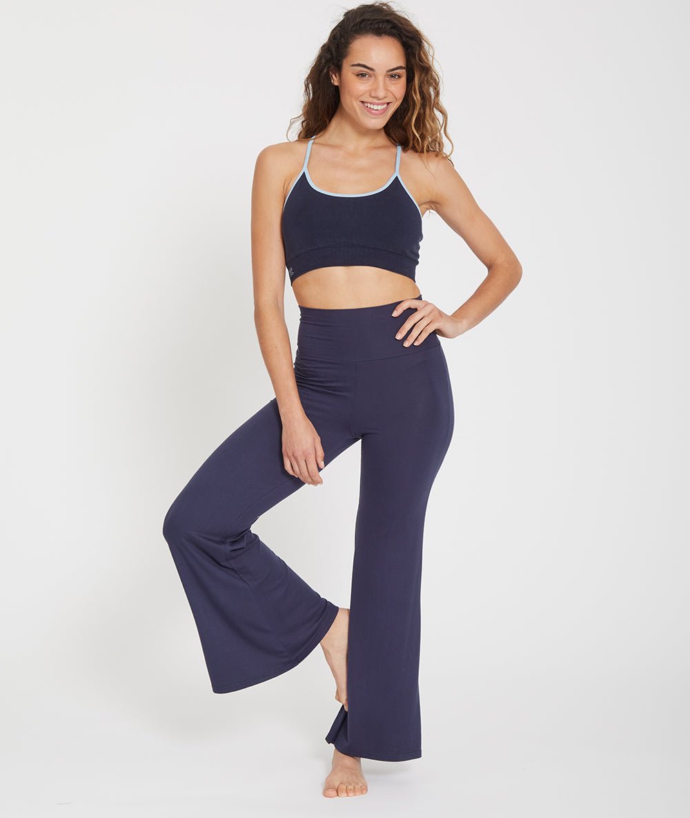 JAIPUR - Pantalon fluide - Navy - Yoga Searcher