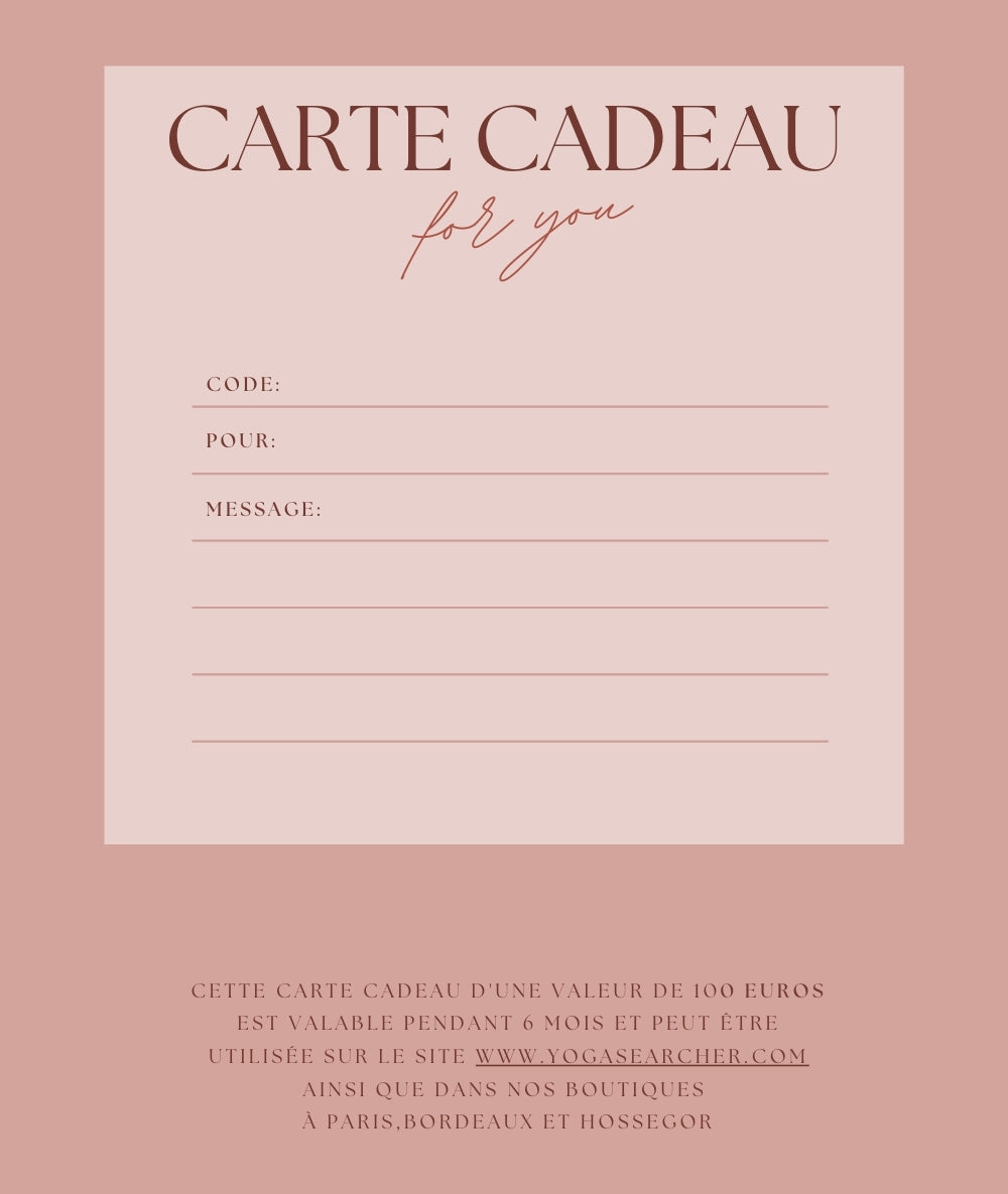 E-Carte cadeau 100 E