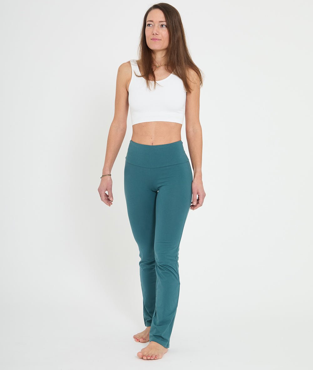 JAZZ - Pantalon Flare de yoga - Paon - Yoga Searcher