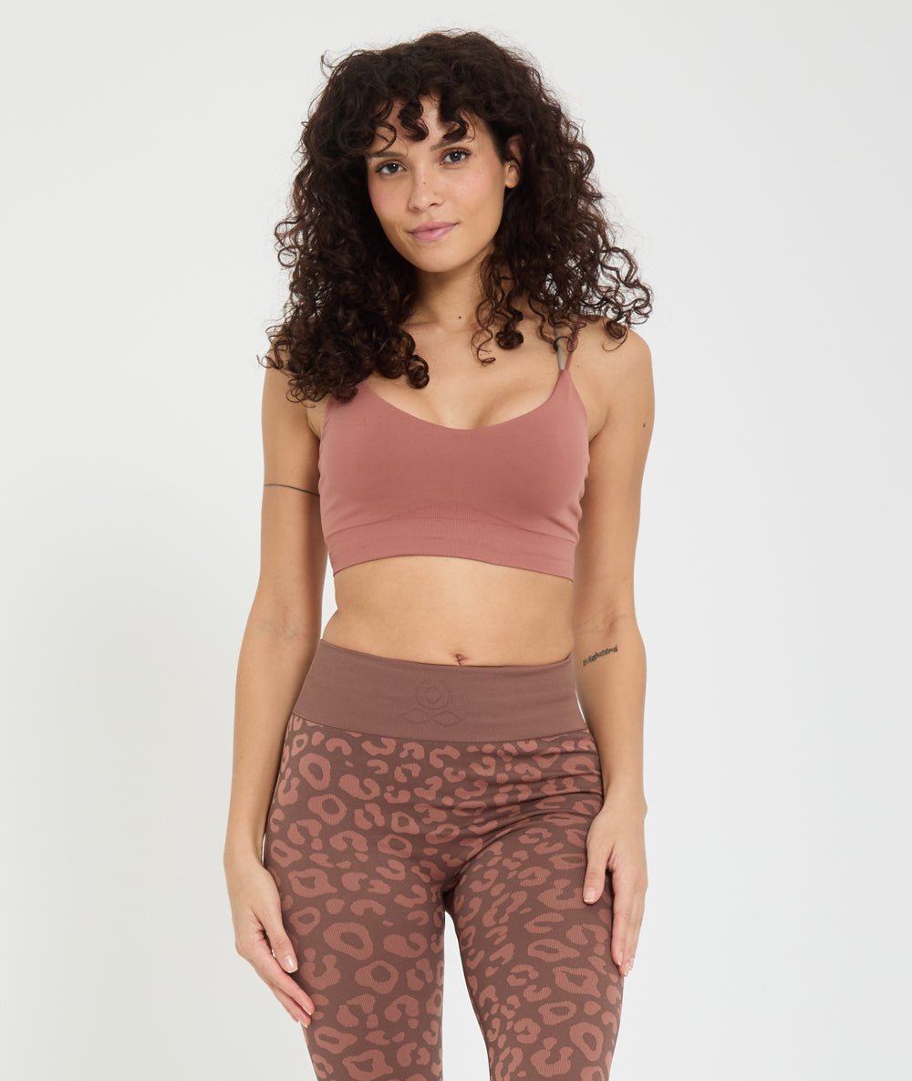 UDUPI - Brassière en matières recyclées - Rose Foncé - Yoga Searcher