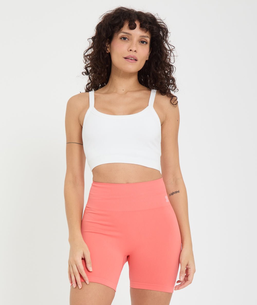 ADITI - Brassière en coton - Blanc - Yoga Searcher