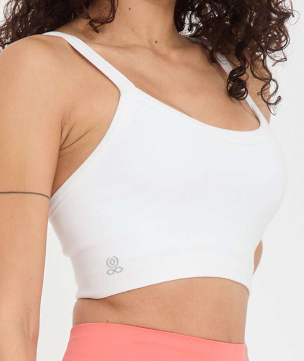 ADITI - Brassière en coton - Blanc - Yoga Searcher