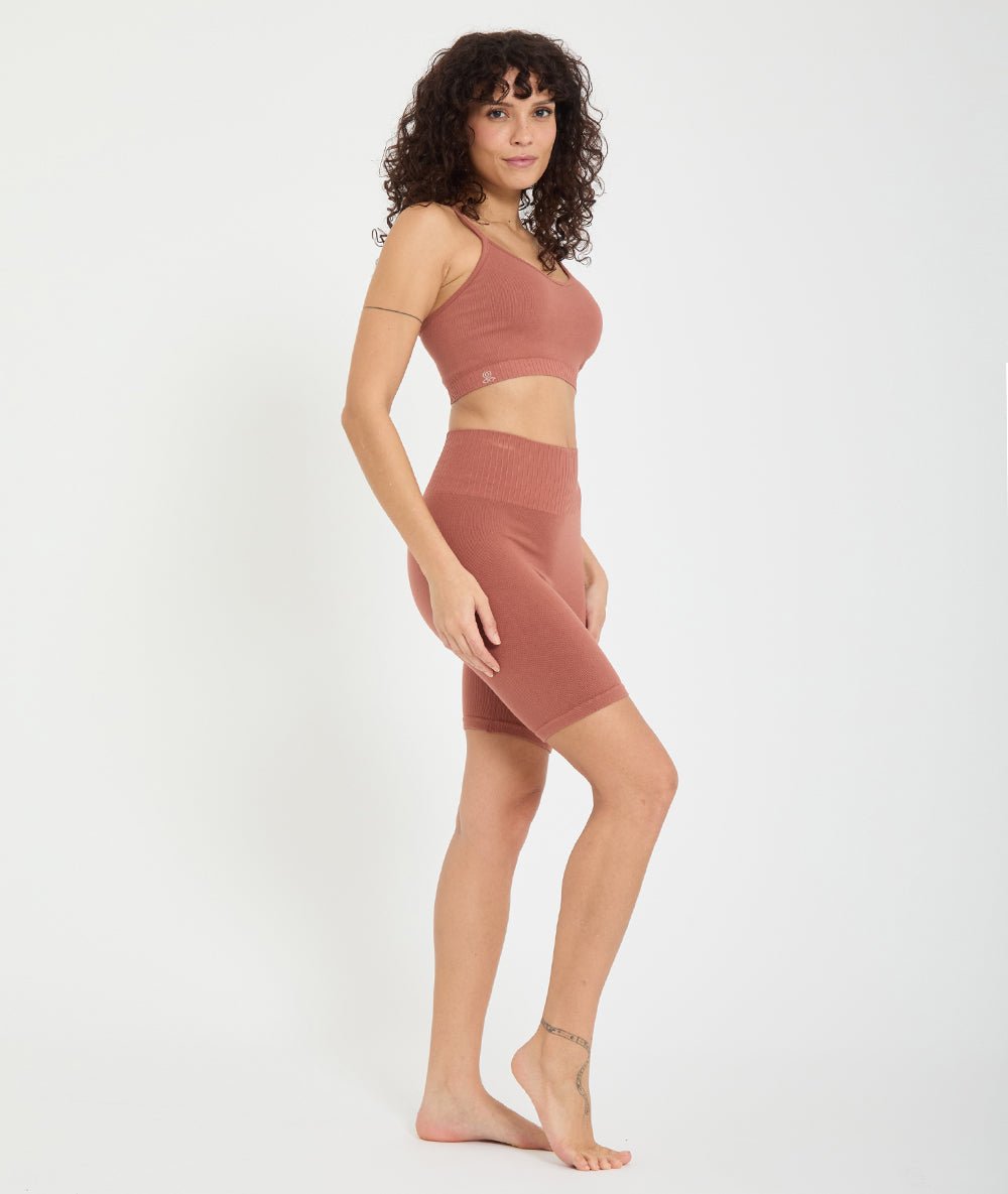 RAMA - Short en bambou - Rose Foncé - Yoga Searcher
