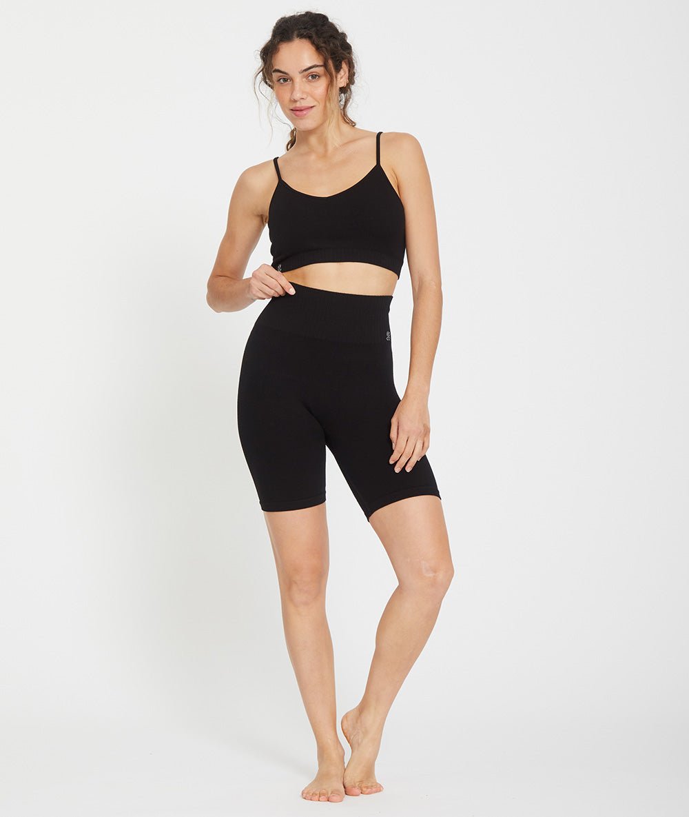 RAMA - Short en bambou - Noir - Yoga Searcher