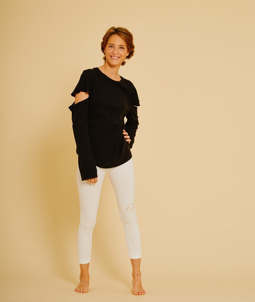 SATTVA - Tee - shirt fantasie - Noir - Yoga Searcher