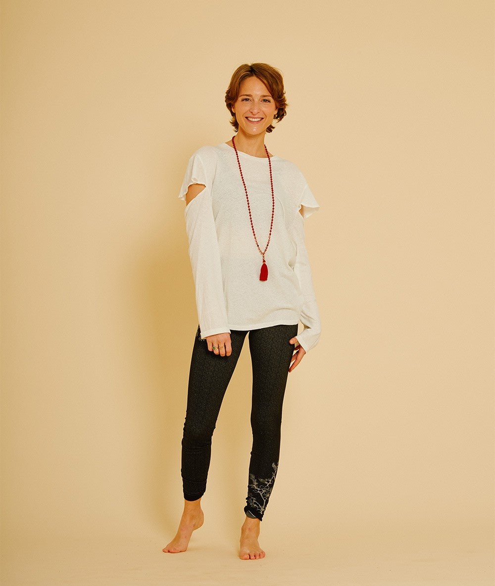 SATTVA - Tee - shirt fantasie - Noir - Yoga Searcher