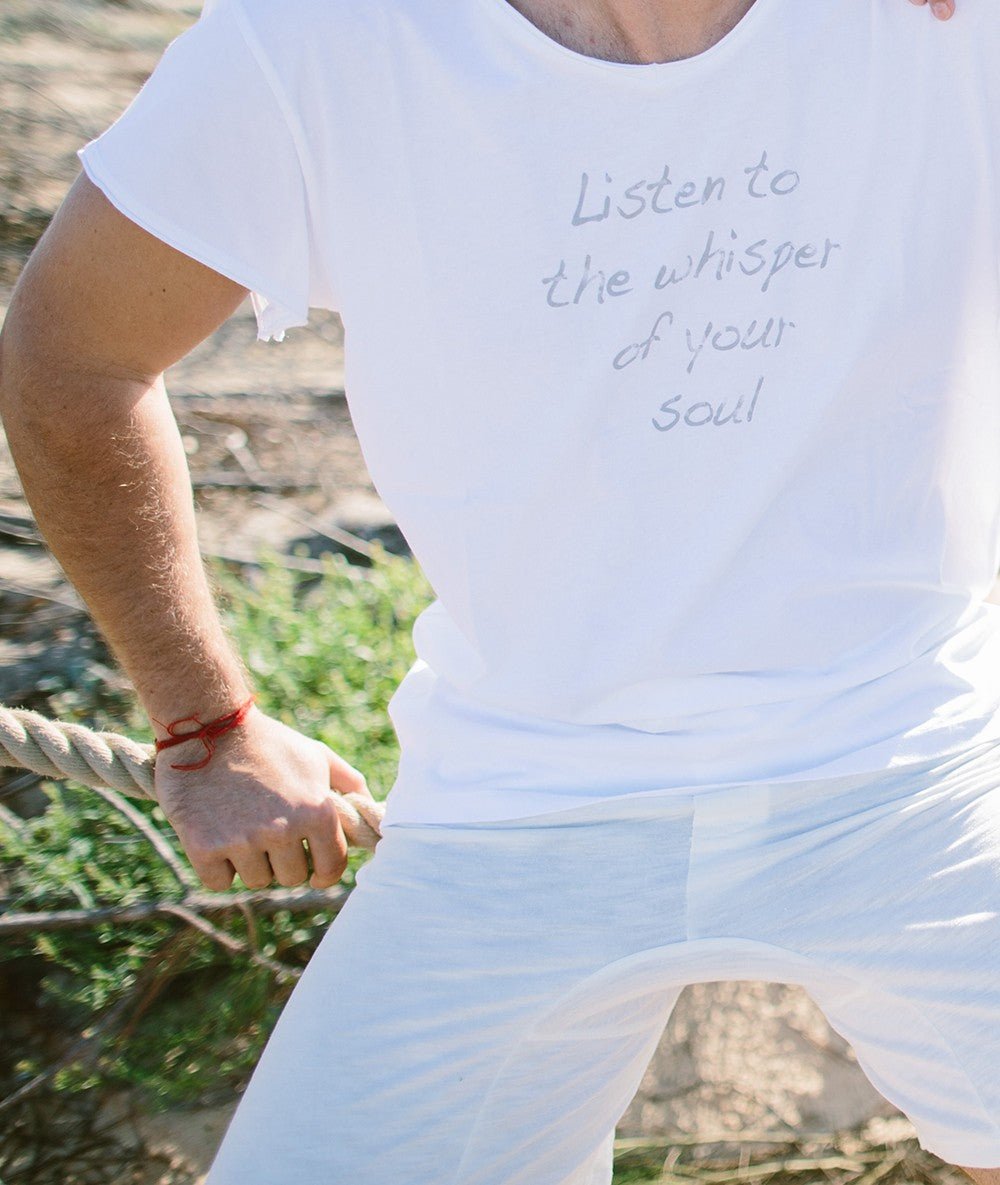 PATANJALI - Short - Blanc - Yoga Searcher