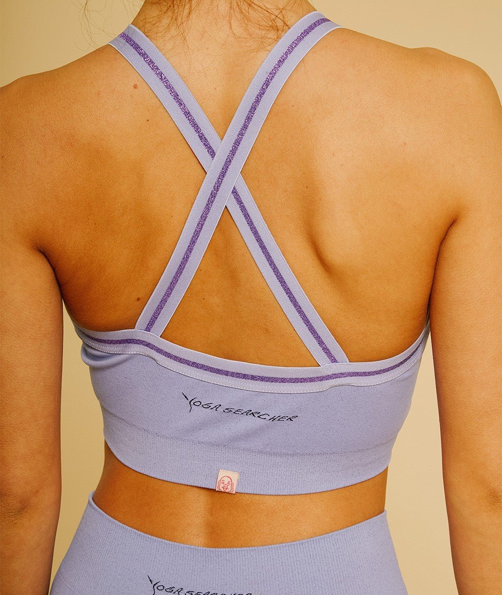 KONASANA - Brassière en supplex - Verbena - Yoga Searcher