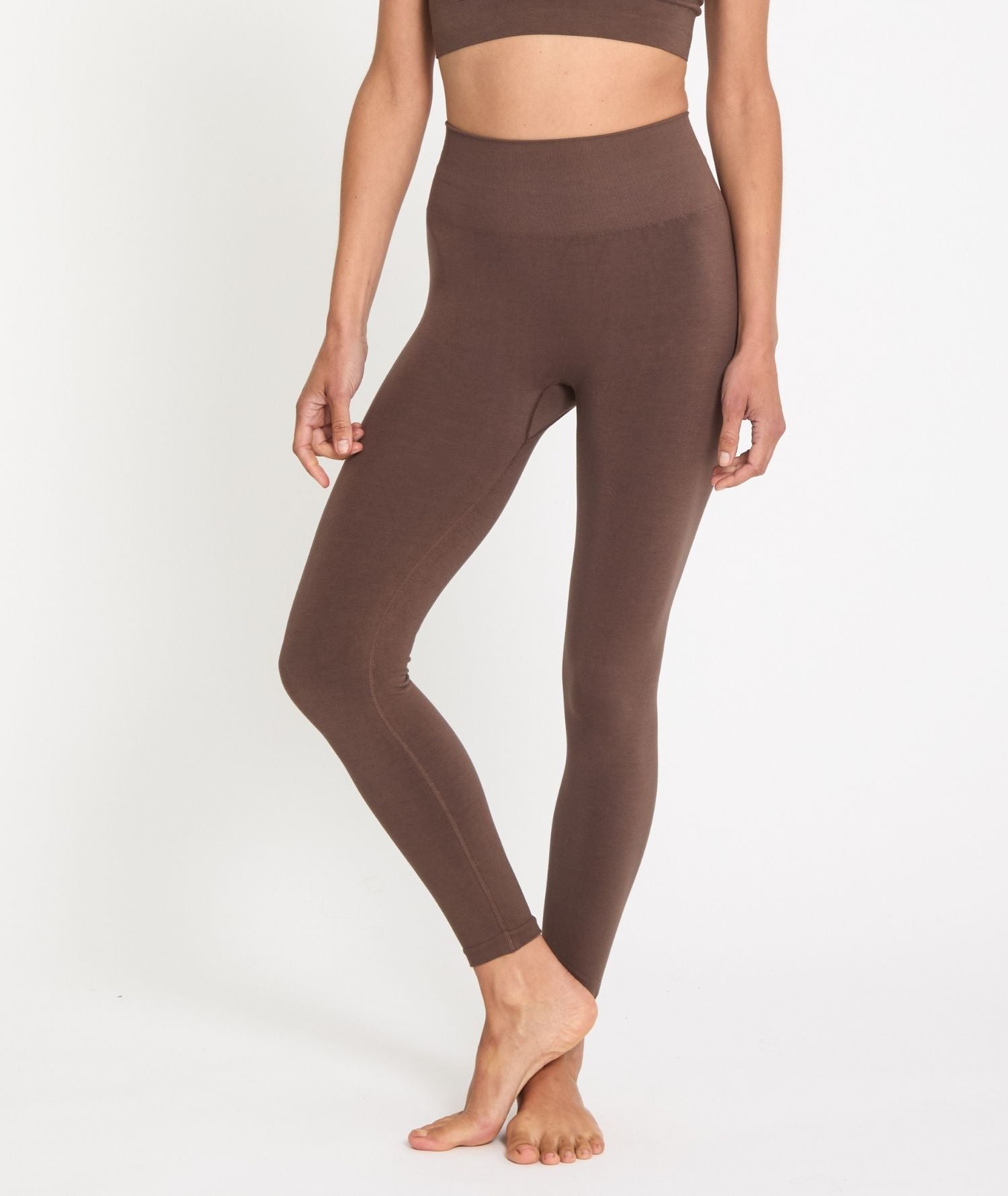 ASA - Legging en bambou - Marron- Yoga Searcher