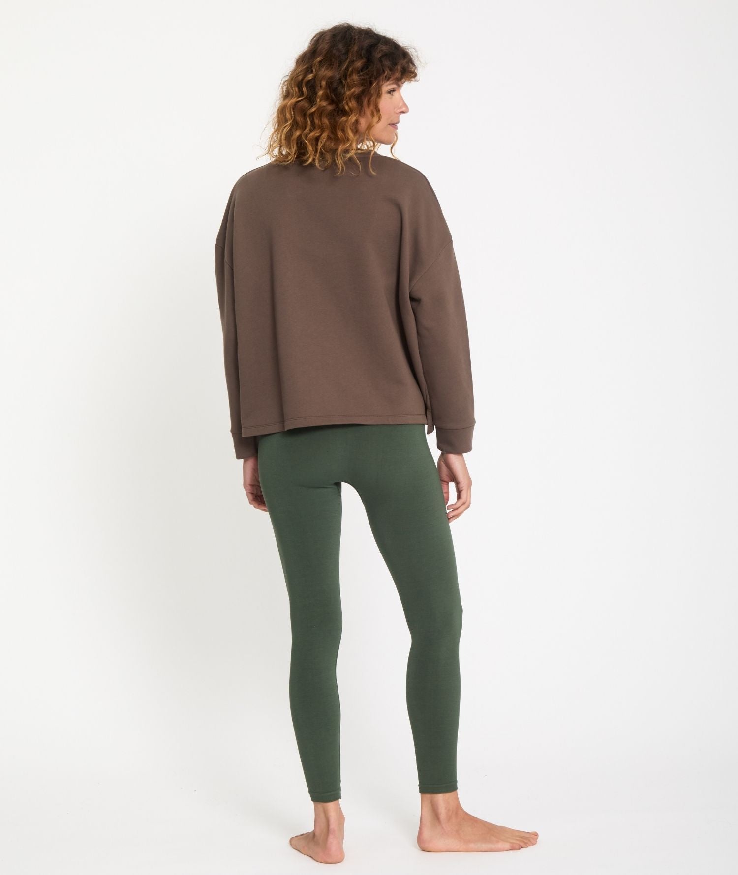 ASHA – Sweat ample brodé LOVE en coton
