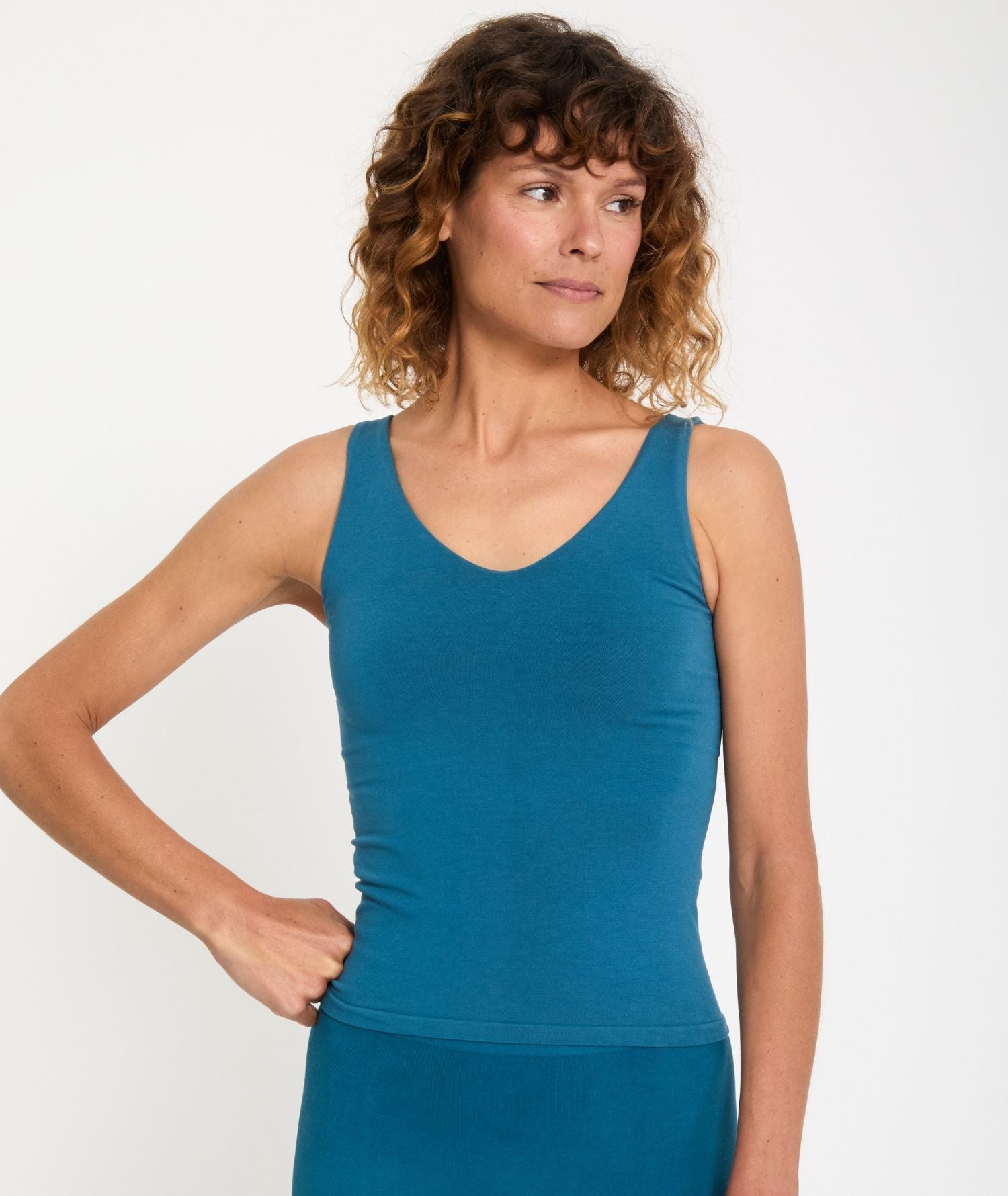 BIJA - Top avec brassière intégrée - Ink- Yoga Searcher