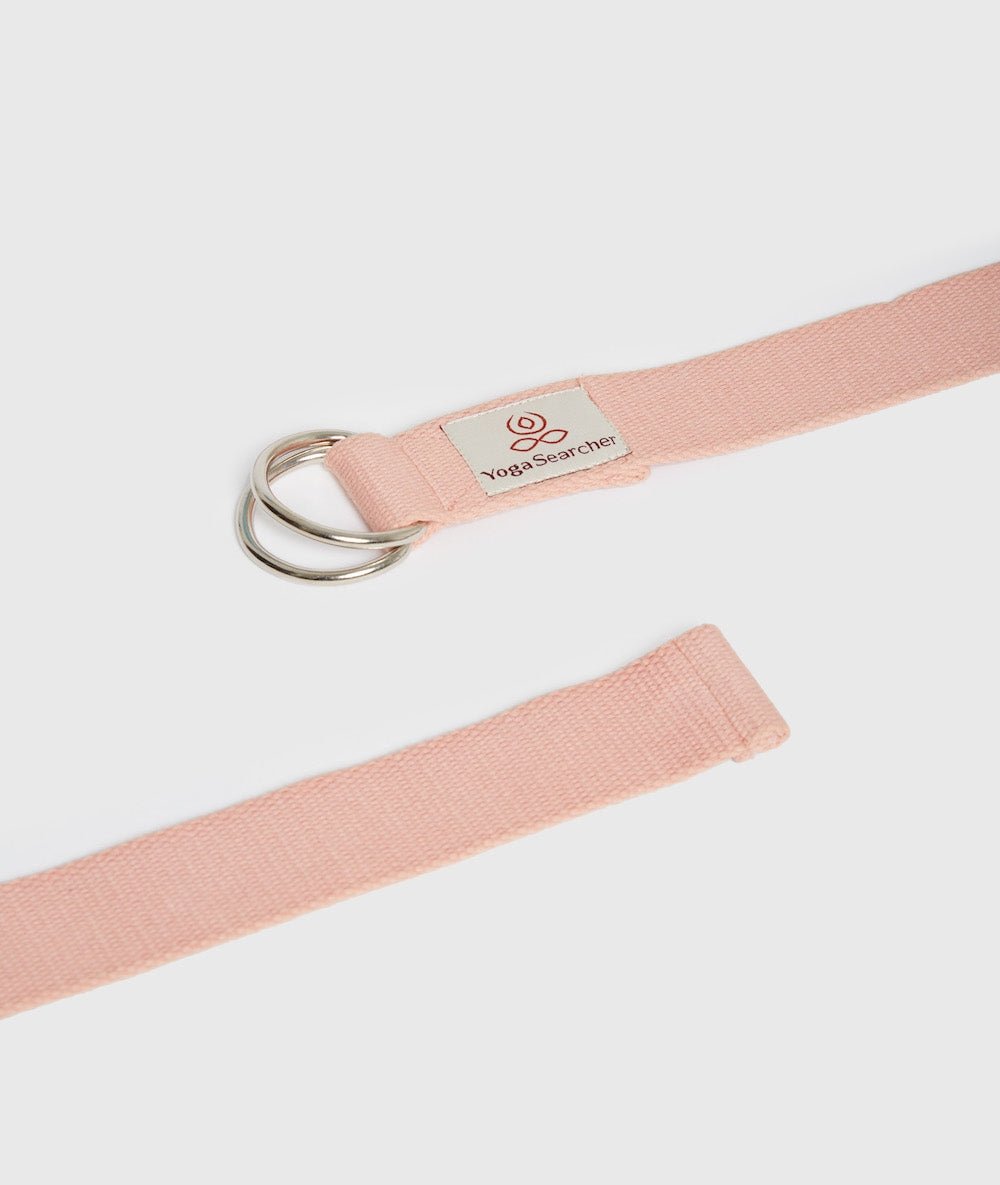 BIOBELT 250 - Sangle de yoga en coton biologique - Ash - Rose - Yoga Searcher