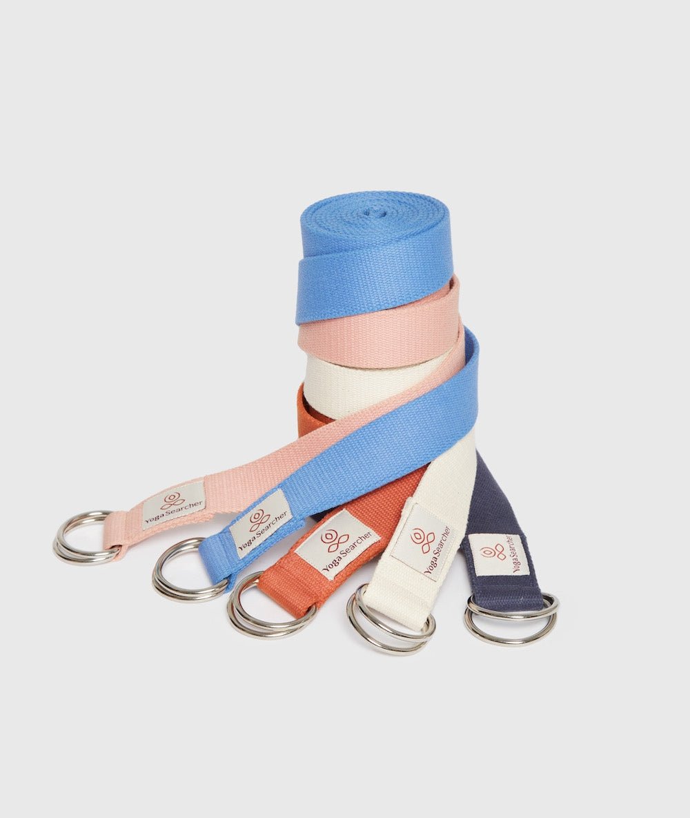 BIOBELT 250 - Sangle de yoga en coton biologique - Navy - Yoga Searcher