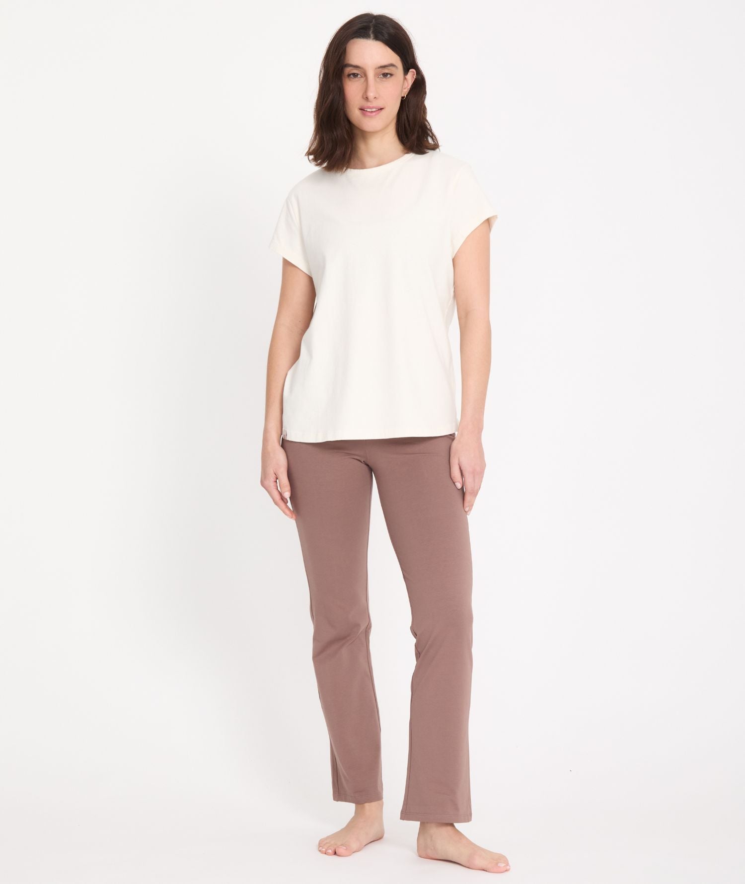 BIONILA - T-shirt en coton bio - Tofu - Yoga Searcher