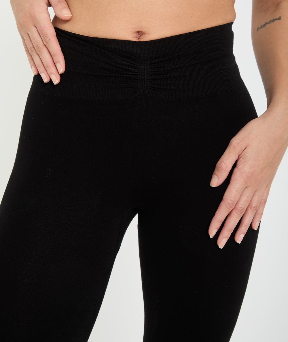 CHENDA - Legging en lyocell - Noir - Yoga Searcher