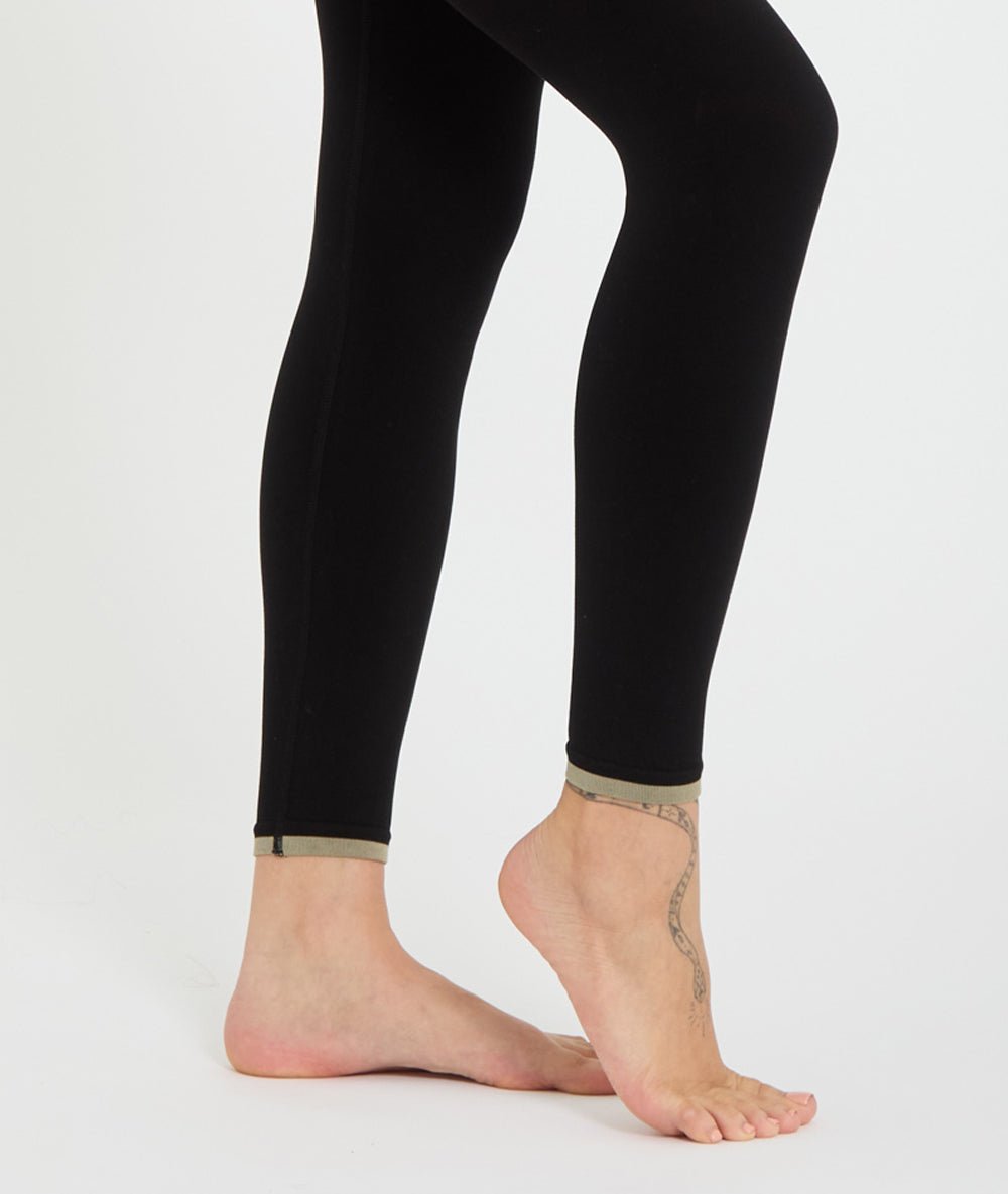 CHENDA - Legging en lyocell - Noir - Yoga Searcher