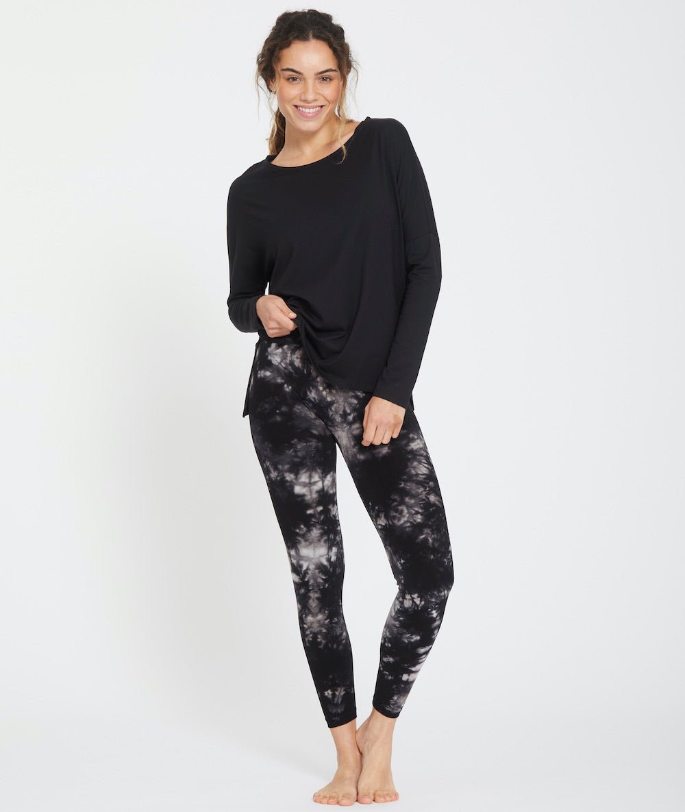 DAKSHA - Tee - shirt oversize - Noir - Yoga Searcher