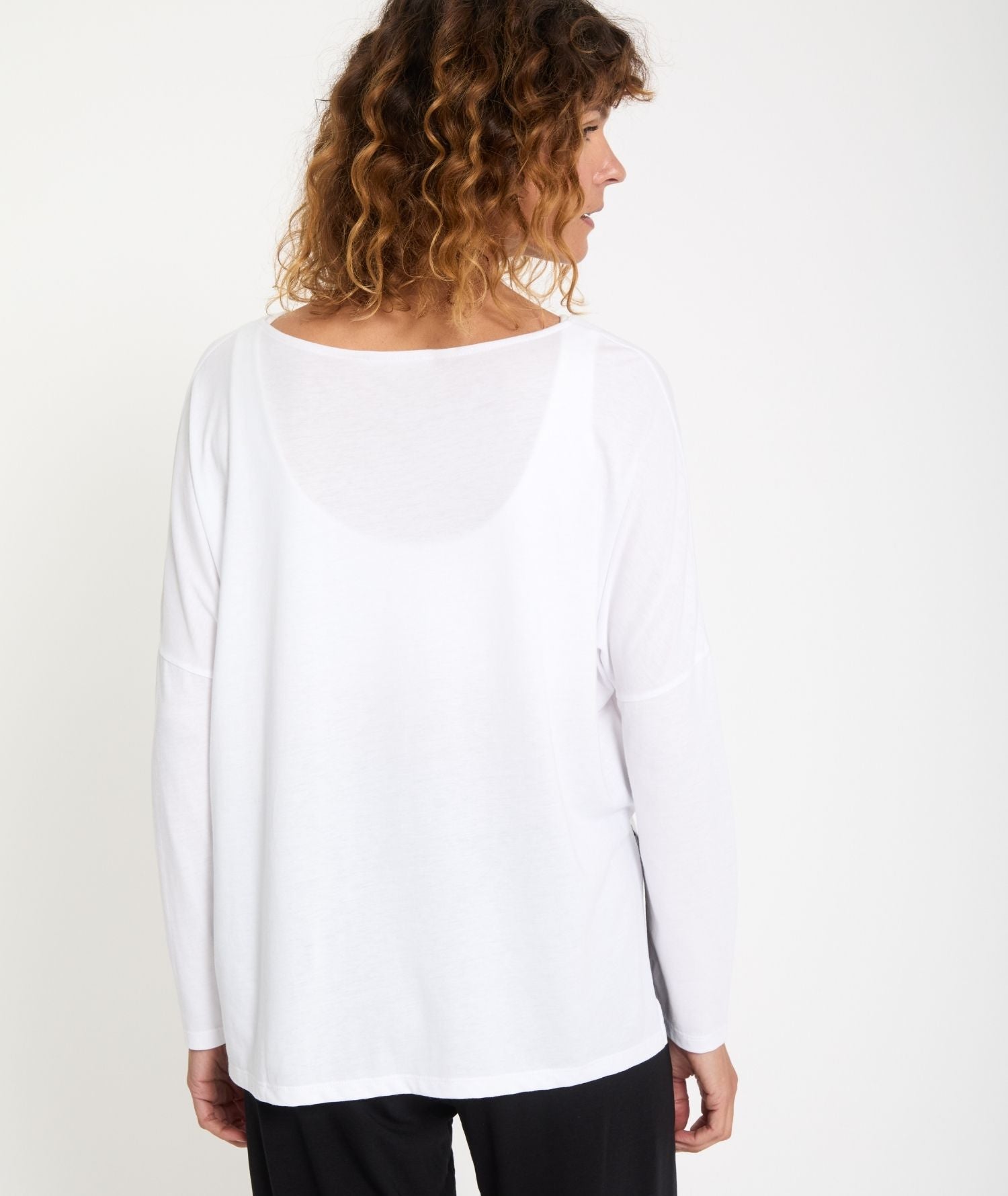 DAKSHA - Tee-shirt oversize - Cacao- Yoga Searcher