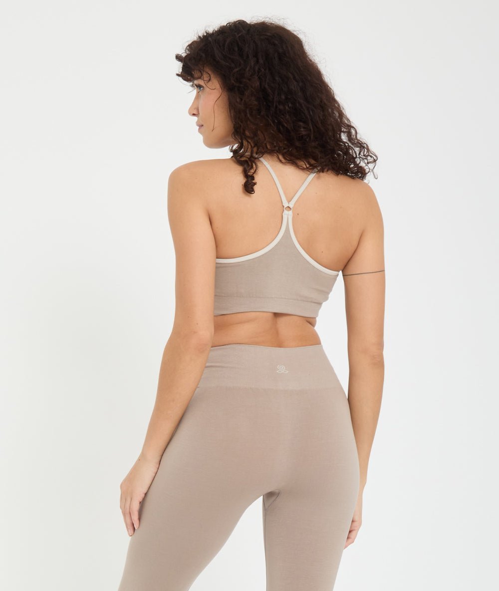 DHARMA - Brassière en lyocell - Cacao - Yoga Searcher