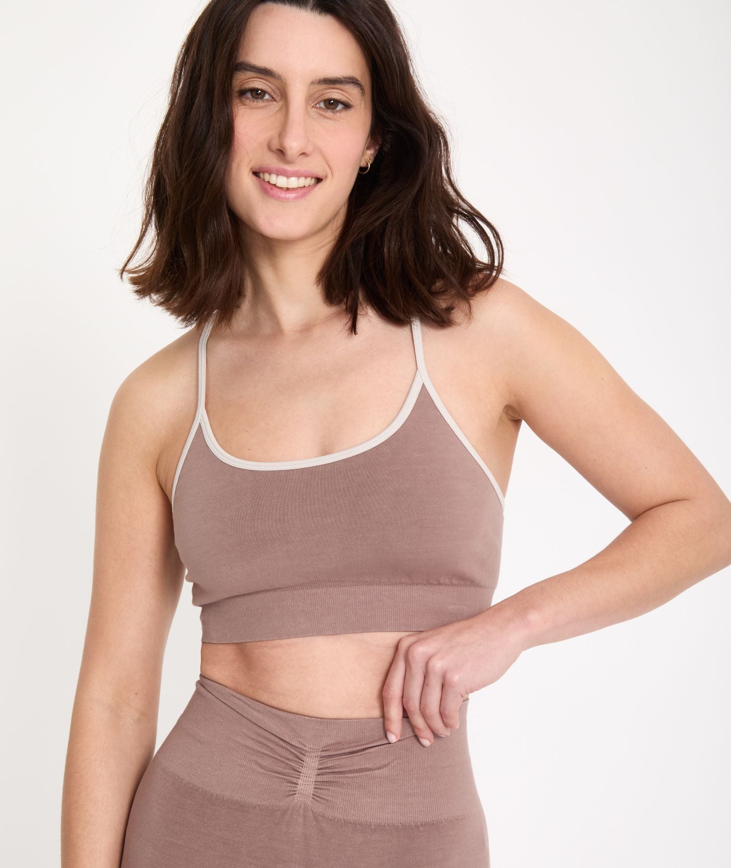 DHARMA - Brassière en lyocell - Rosewood - Yoga Searcher