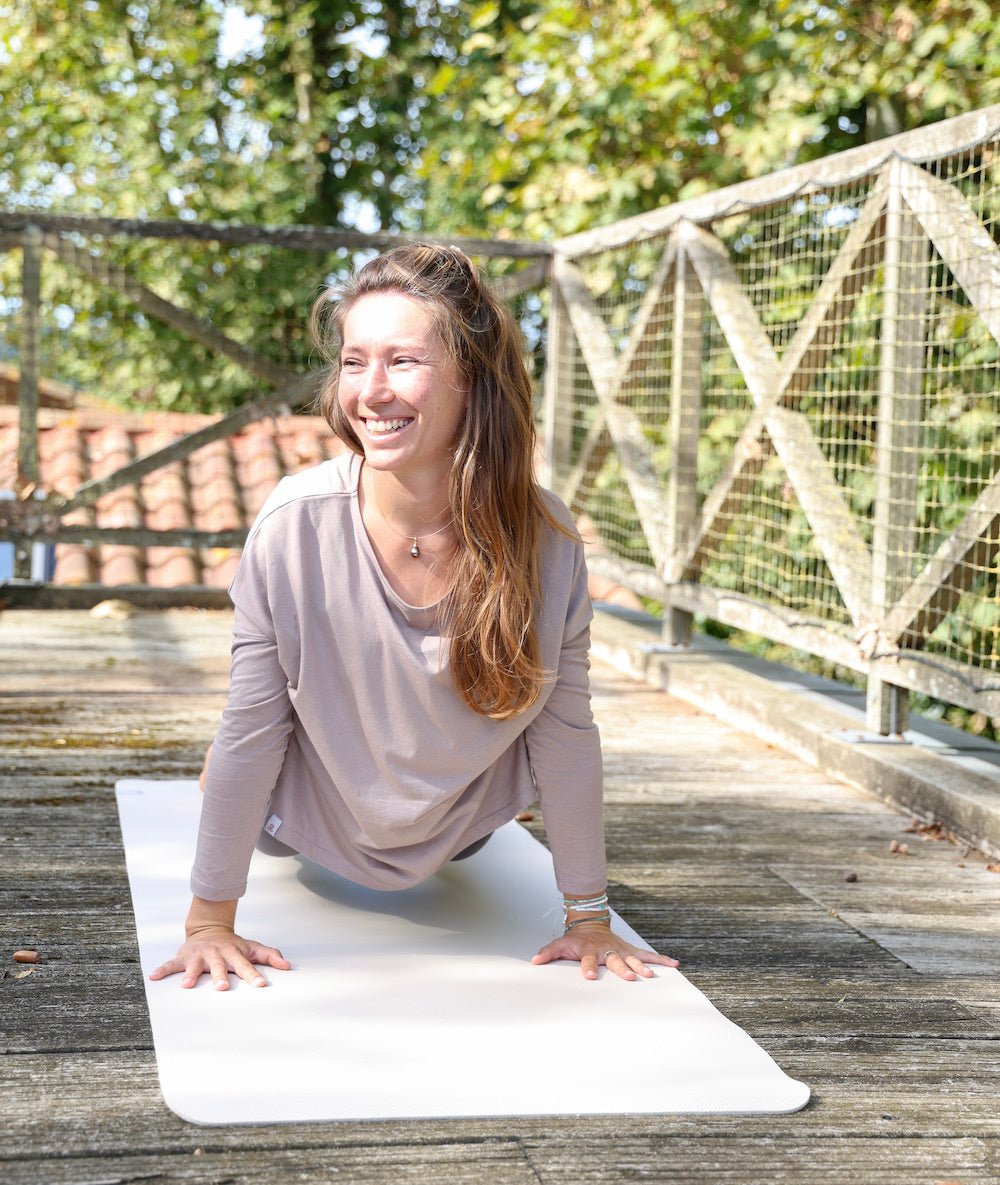 Tapis pour Yoga - EASY - Clair - Yoga Searcher