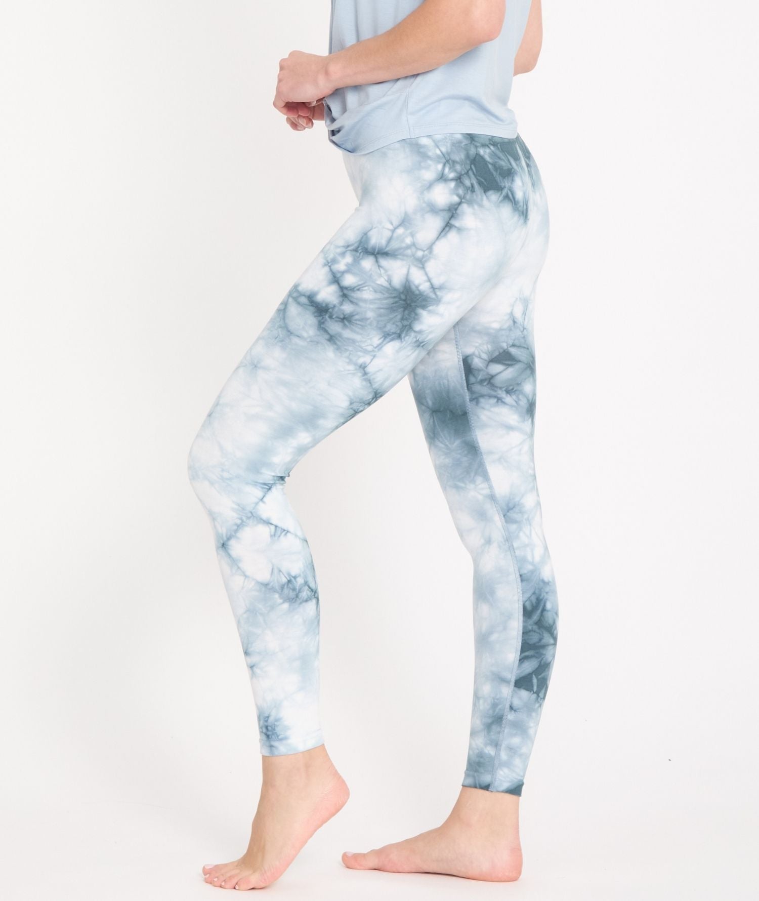GENJI - Legging tie dye en bambou - Orage - Yoga Searcher