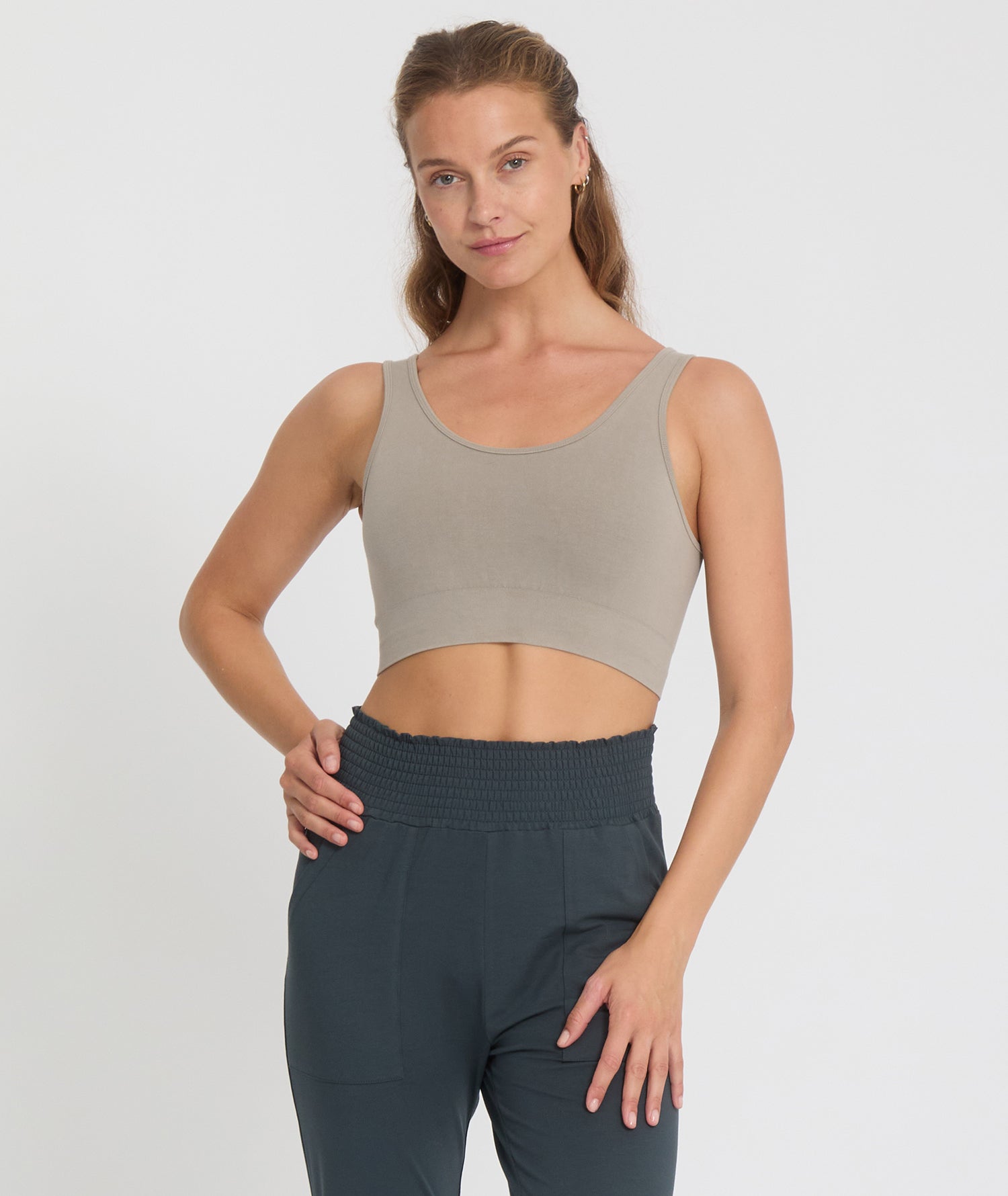 HADU - Brassière en bambou - Cacao - Yoga Searcher