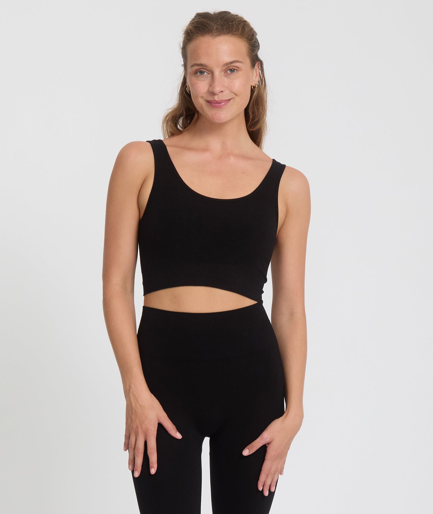 HADU - Brassière en bambou - Noir - Yoga Searcher
