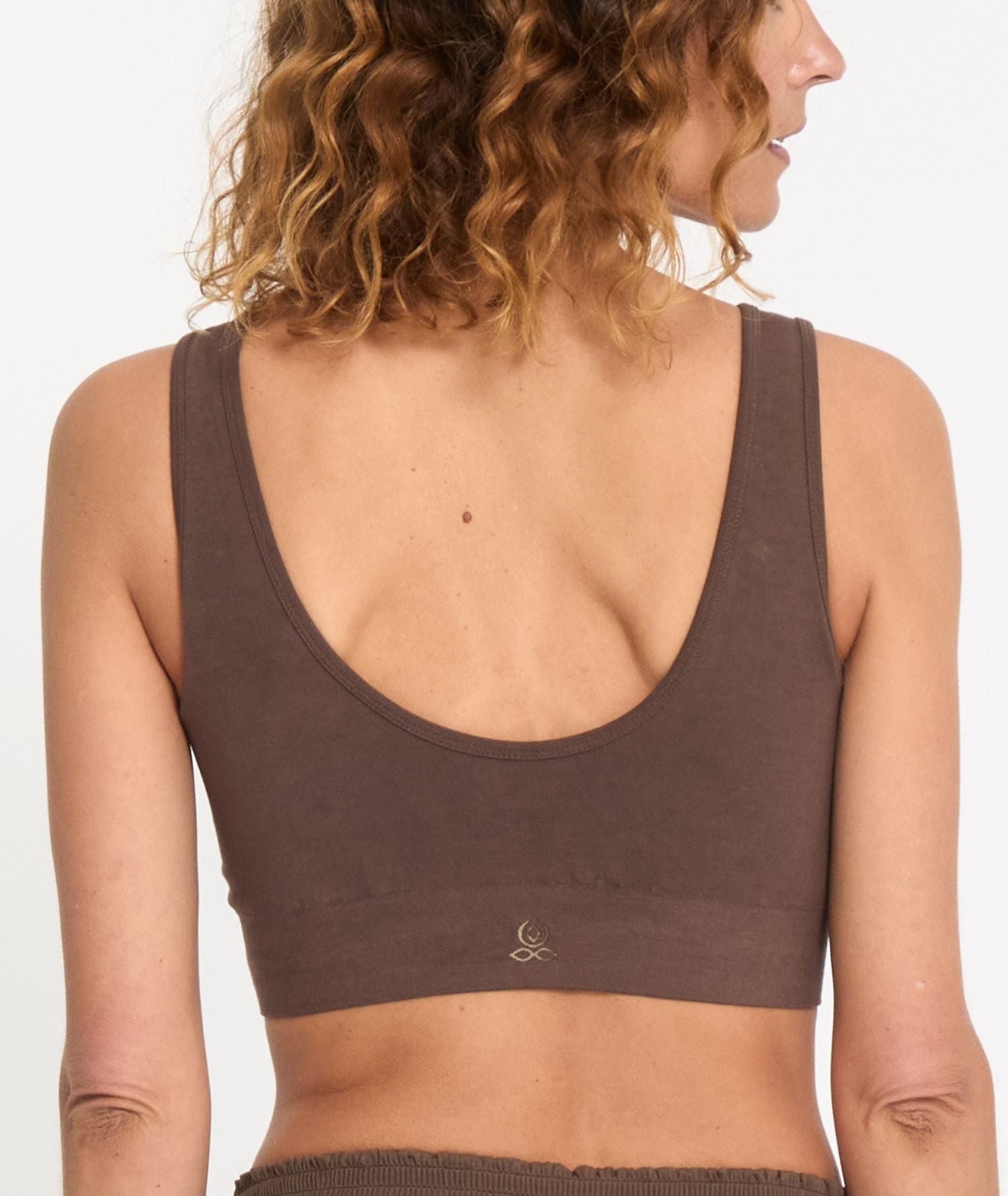 HADU - Brassière en bambou - Marron- Yoga Searcher