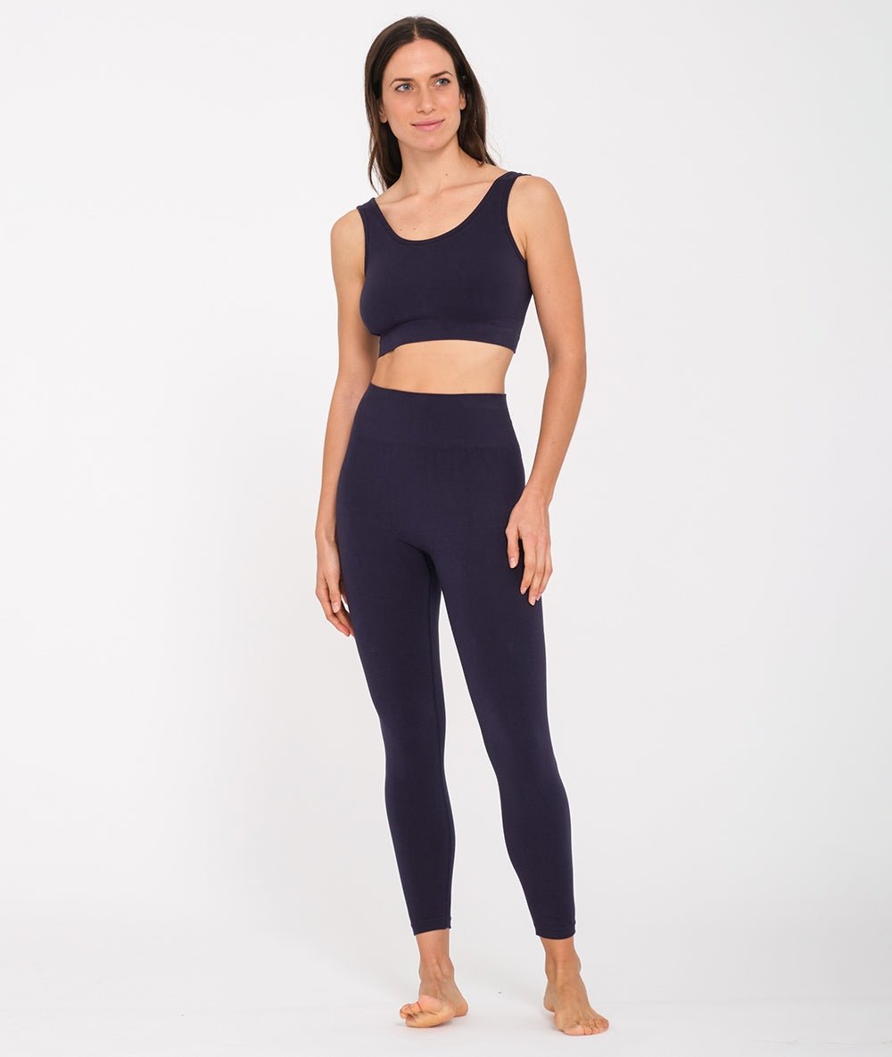HADU - Brassière en bambou - Navy - Yoga Searcher