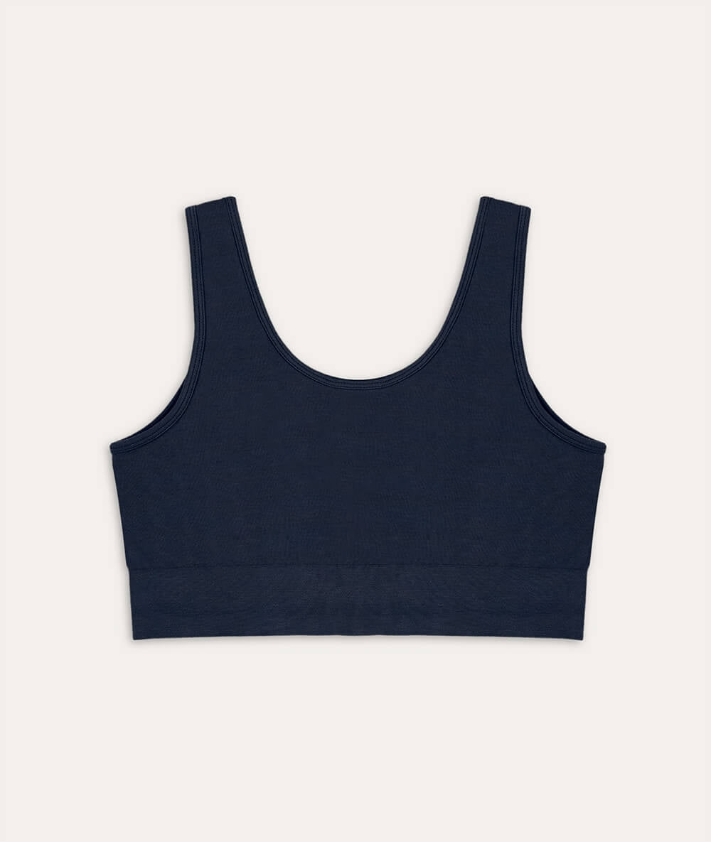 HADU - Brassière en bambou - Navy - Yoga Searcher