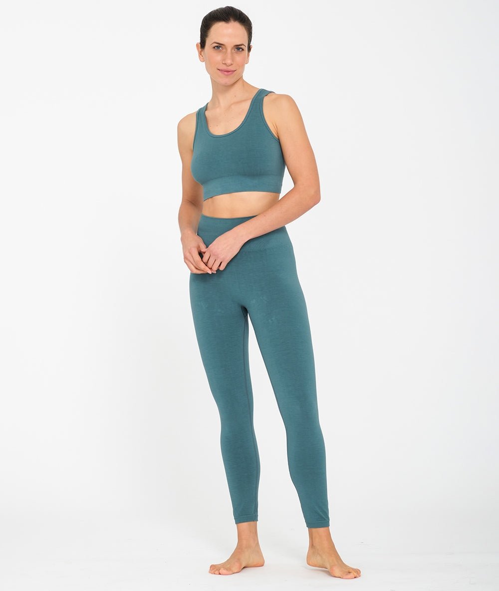 HADU - Brassière en bambou - Paon - Yoga Searcher