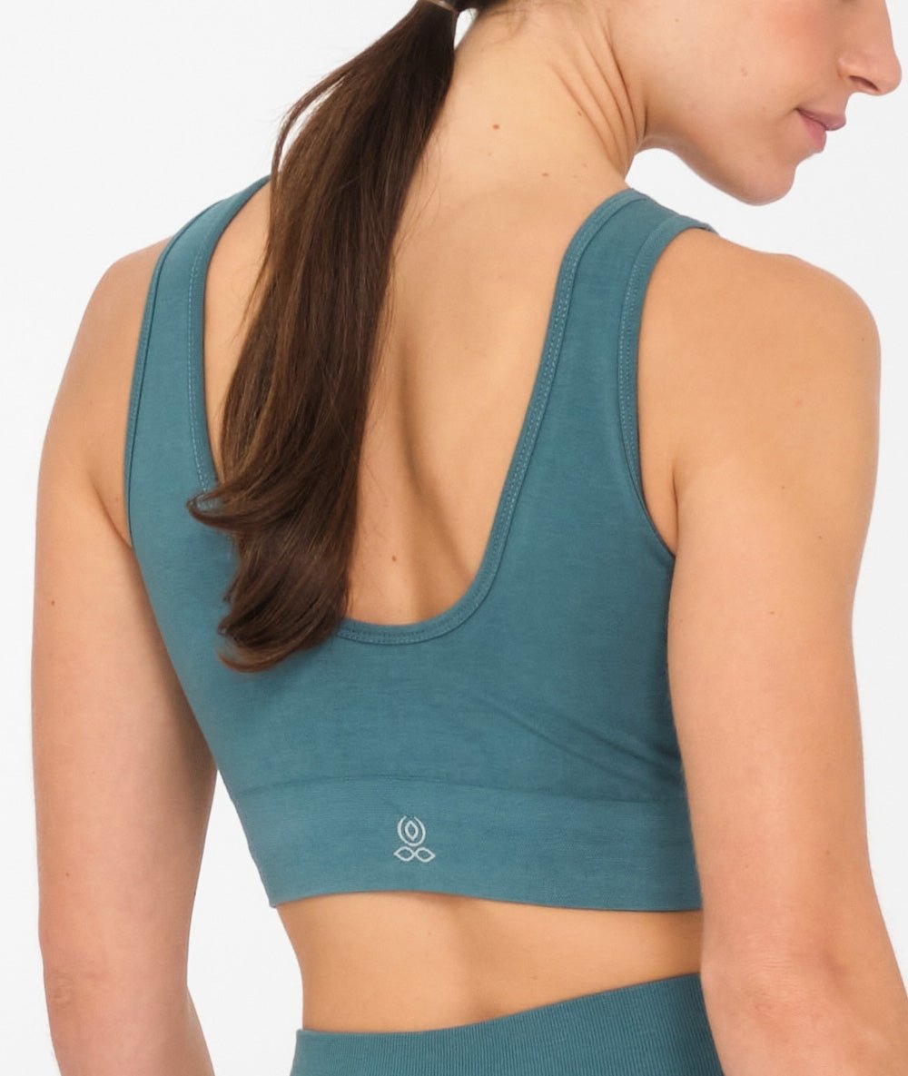 HADU - Brassière en bambou - Paon - Yoga Searcher
