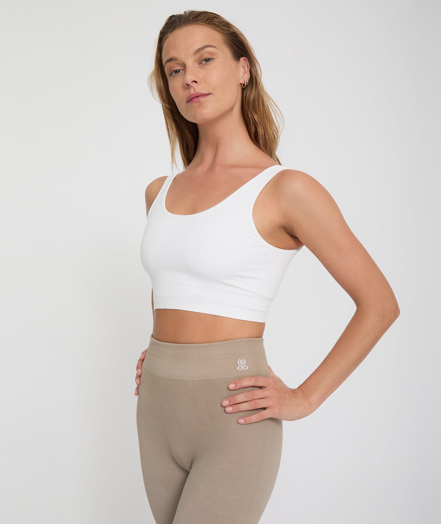 HADU - Brassière en bambou - Blanc - Yoga Searcher