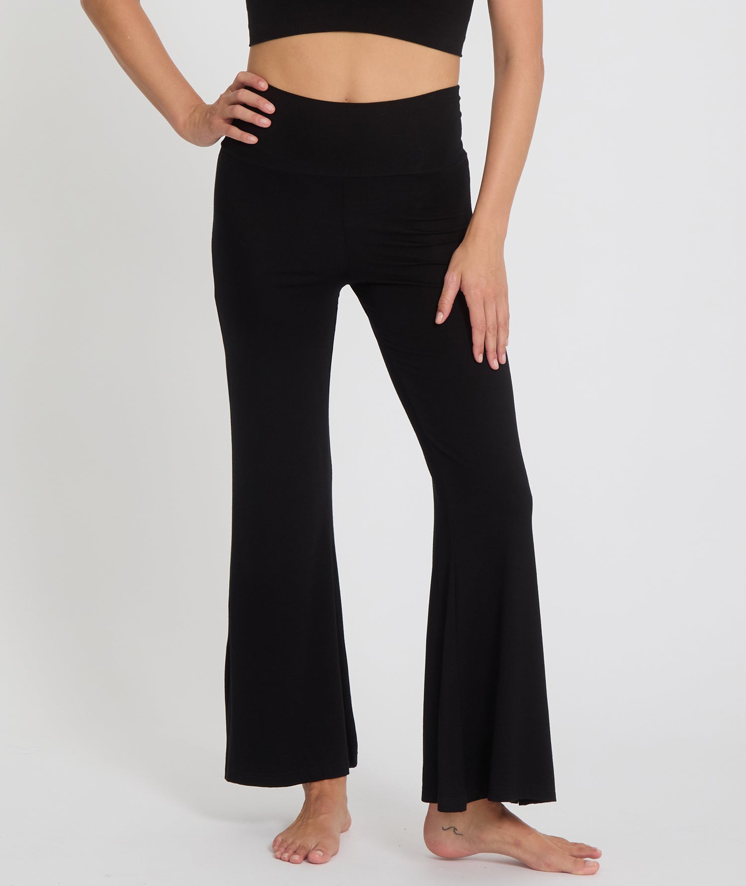 JAIPUR - Pantalon fluide - Noir - Yoga Searcher