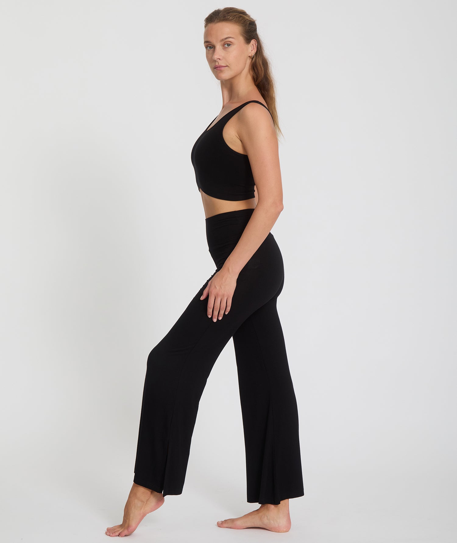 JAIPUR - Pantalon fluide - Noir - Yoga Searcher