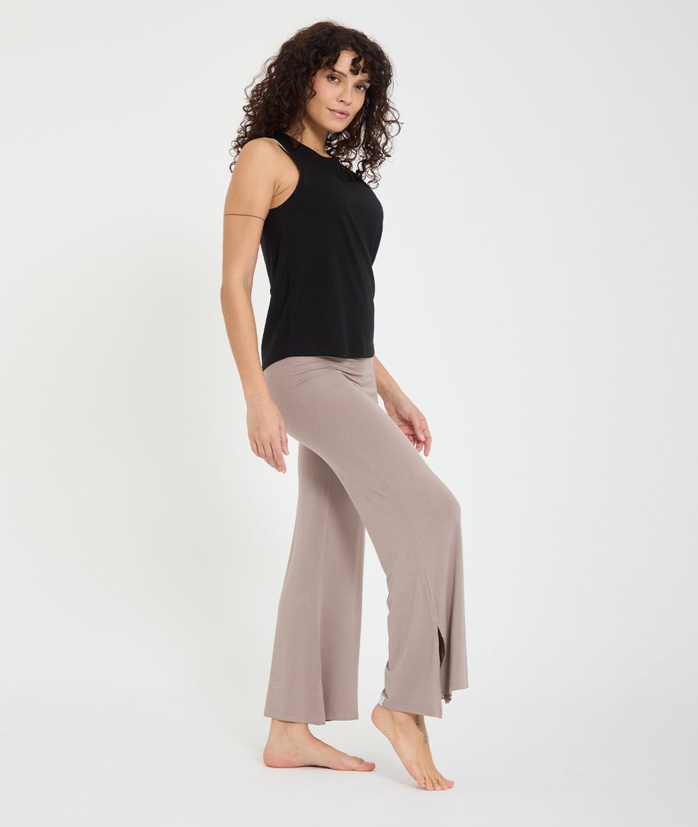 JAIPUR - Pantalon fluide - Cacao - Yoga Searcher