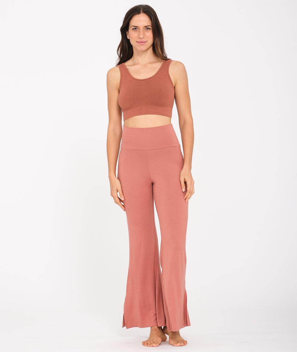 JAIPUR - Pantalon fluide - Rose Foncé - Yoga Searcher