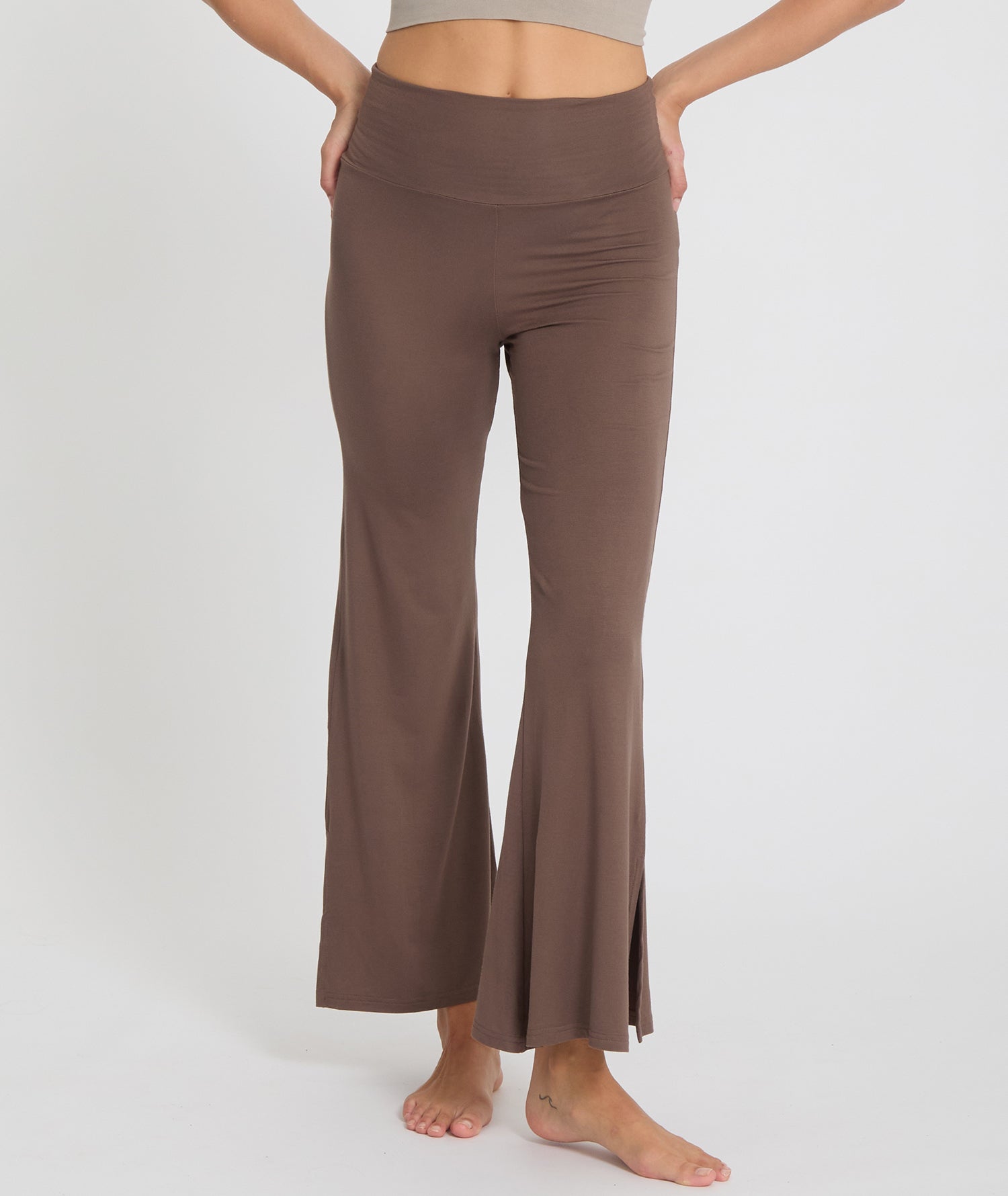 JAIPUR - Pantalon fluide - Marron - Yoga Searcher