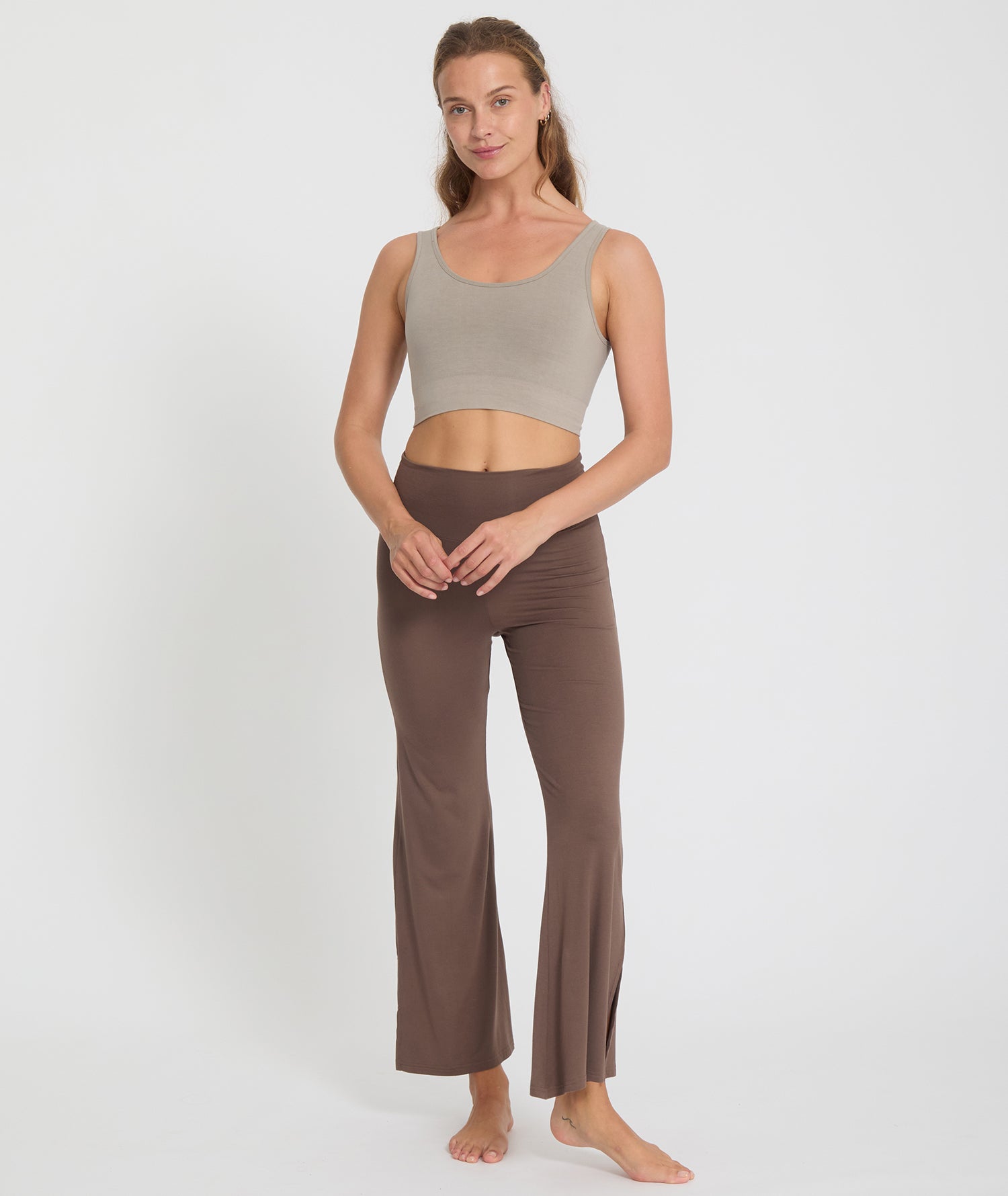 JAIPUR - Pantalon fluide - Marron - Yoga Searcher