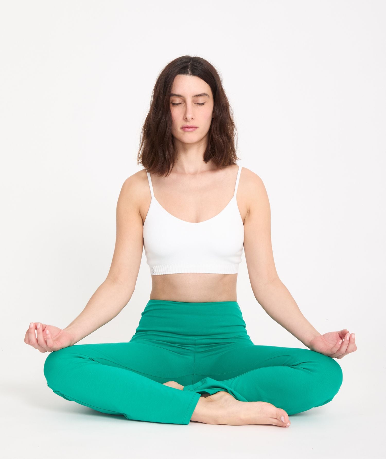 JAZZ - Pantalon Flare de yoga - Emerald - Yoga Searcher